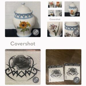 💥Raymond Waites Hampton 4 💐Garden Canister+2🚗🌹decals NIP